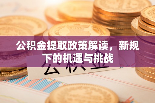 修水公积金提取政策解读，新规下的机遇与挑战