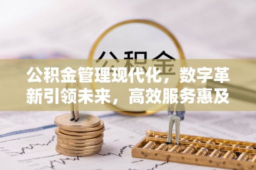 修水公积金管理现代化，数字革新引领未来，高效服务惠及民生