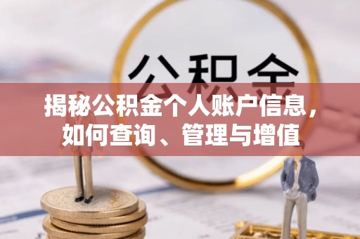 修水揭秘公积金个人账户信息，如何查询、管理与增值