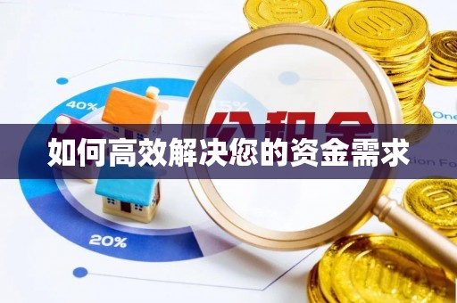修水如何高效解决您的资金需求